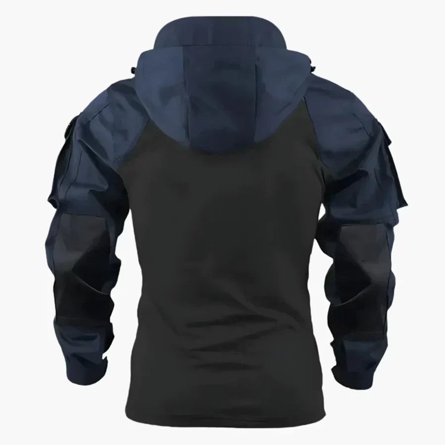 Isaac - Sweat homme outdoor respirant avec capuche et manches contrastées