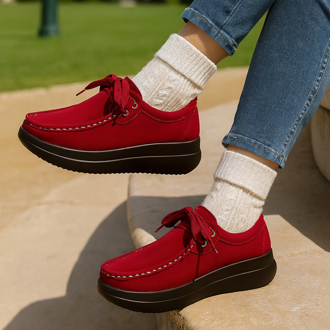 Bryella - Chaussures décontractées confortables pour femme avec semelle surélevée