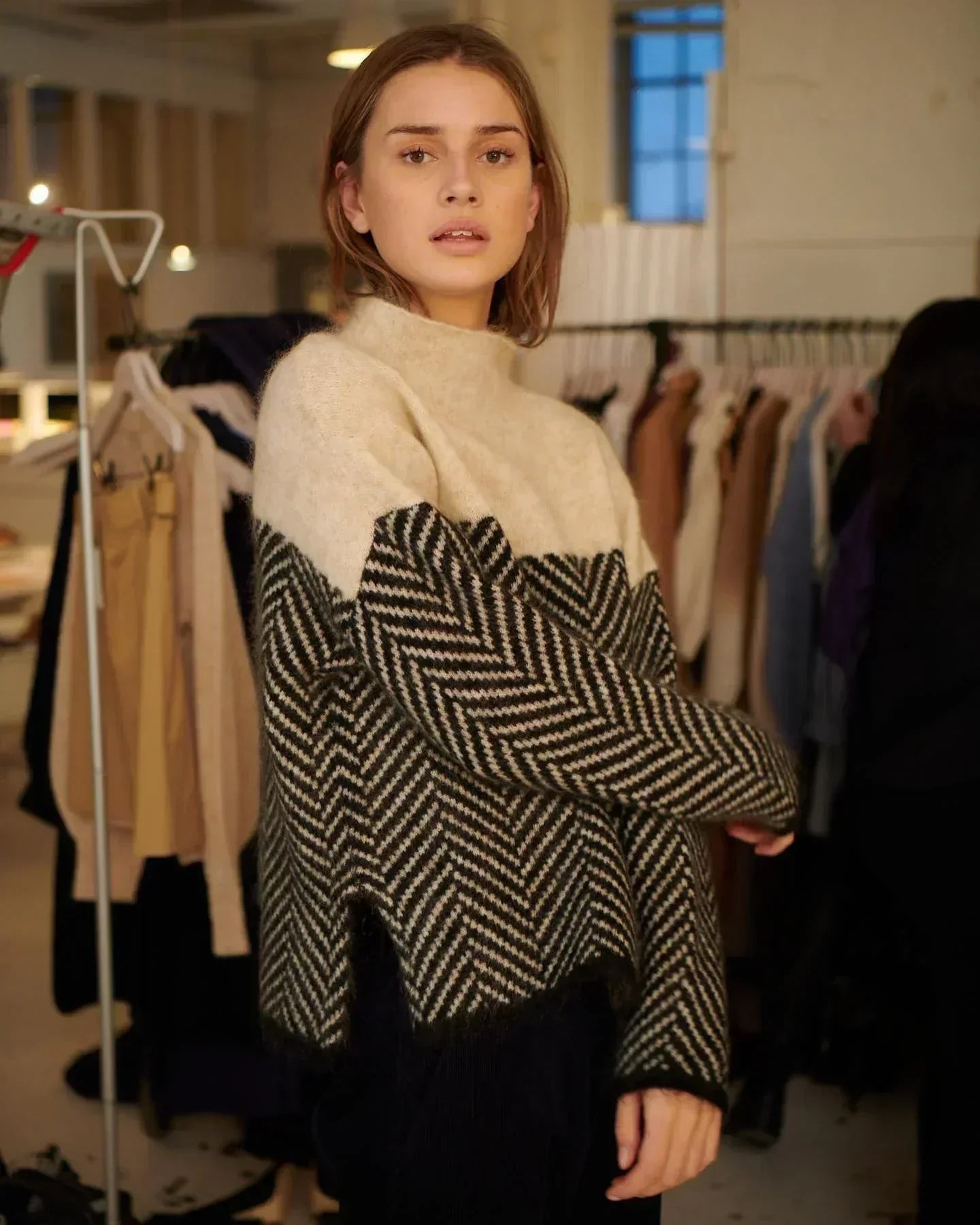 Colette - Pull à col roulé
