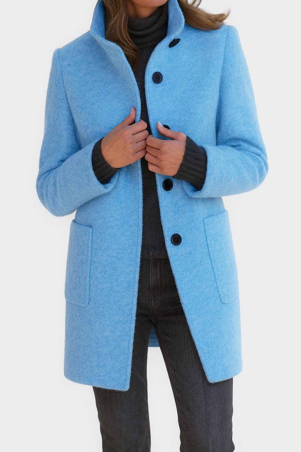Marionne - Veste pour femme avec col montant pour un style élégant et fonctionnel