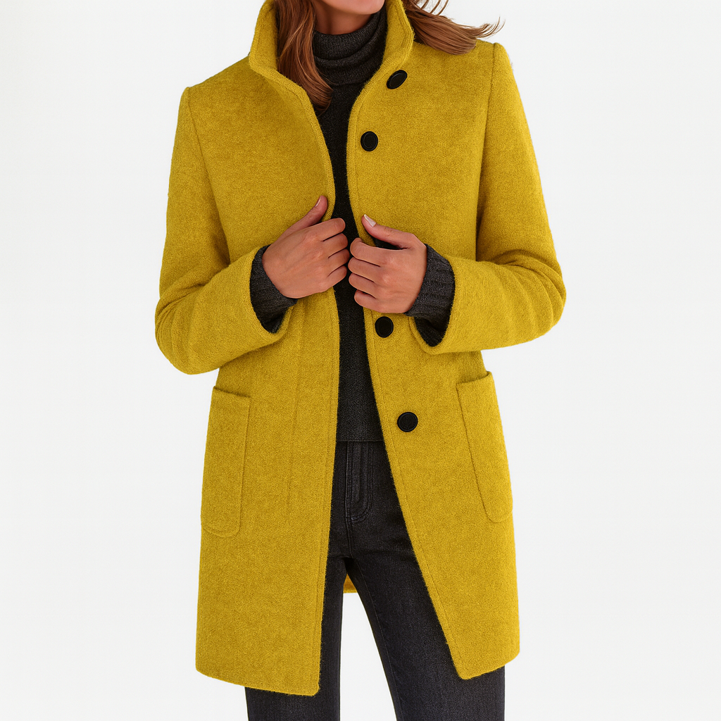 Marionne - Veste pour femme avec col montant pour un style élégant et fonctionnel