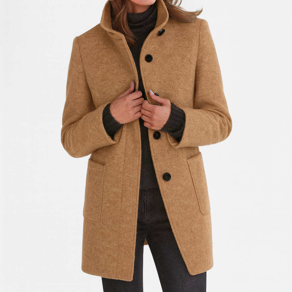 Marionne - Veste pour femme avec col montant pour un style élégant et fonctionnel