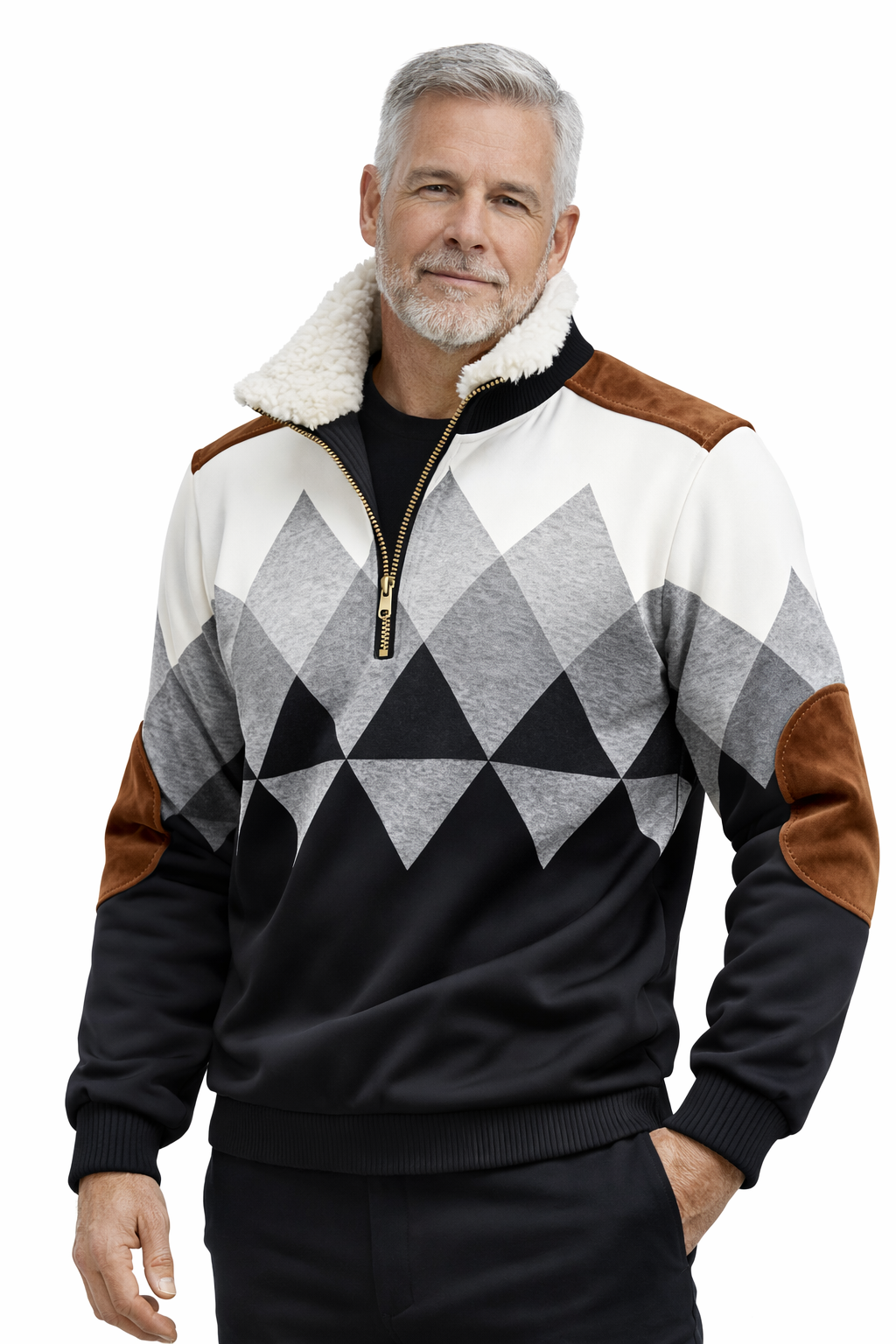 Gregor - Sweat À Capuche Homme À Fermeture Éclair Élégante