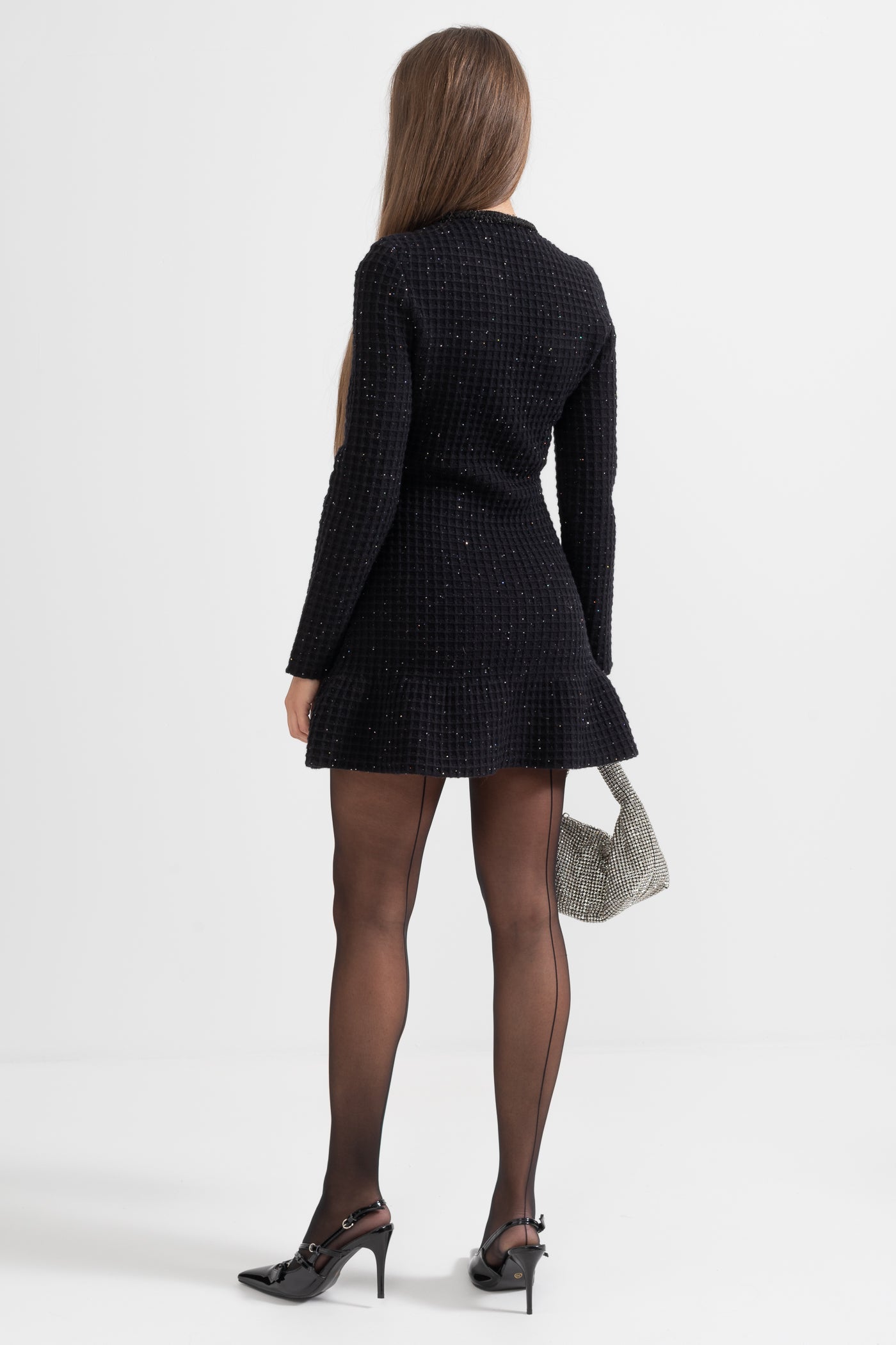 Colette Robe en maille longueur genou
