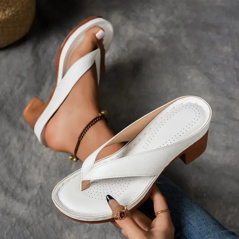 Fynavelle - Sandales femme à talon confortable et semelle ergonomique élégante