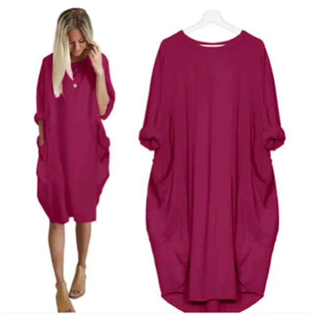 Axelle - Robe Confortable avec Poches