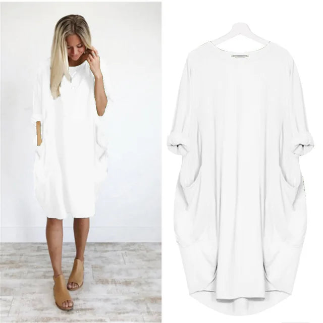 Axelle - Robe Confortable avec Poches