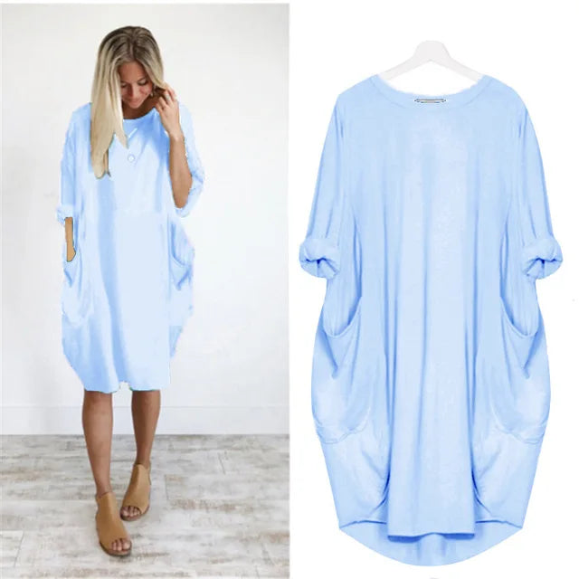 Axelle - Robe Confortable avec Poches