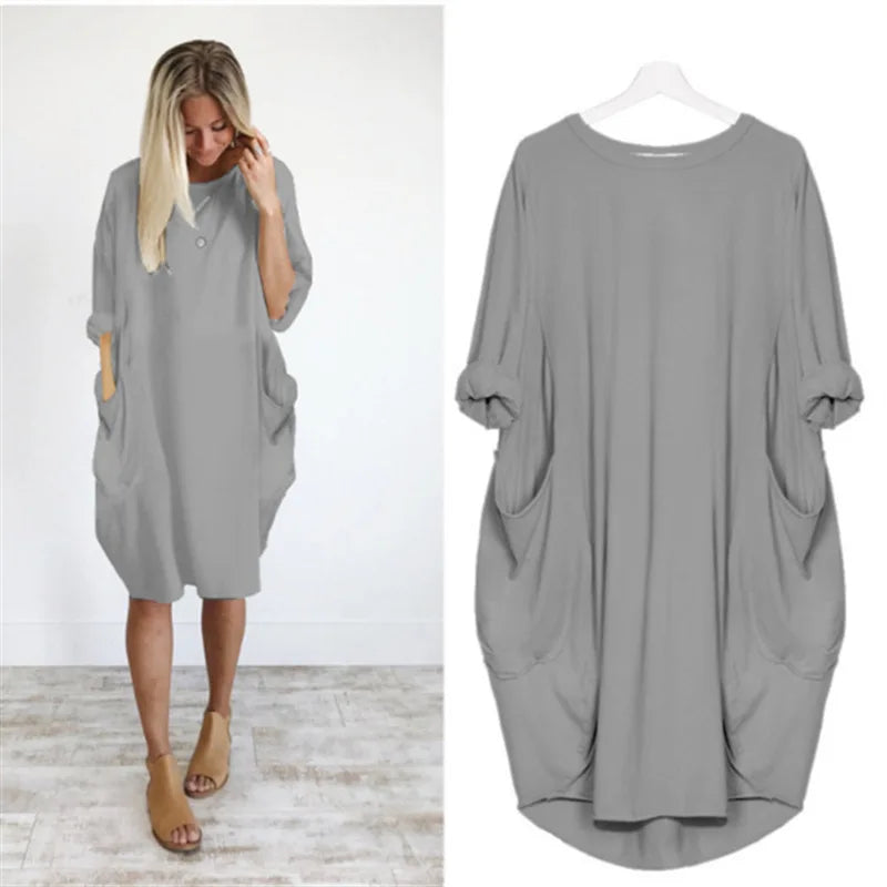 Axelle - Robe Confortable avec Poches
