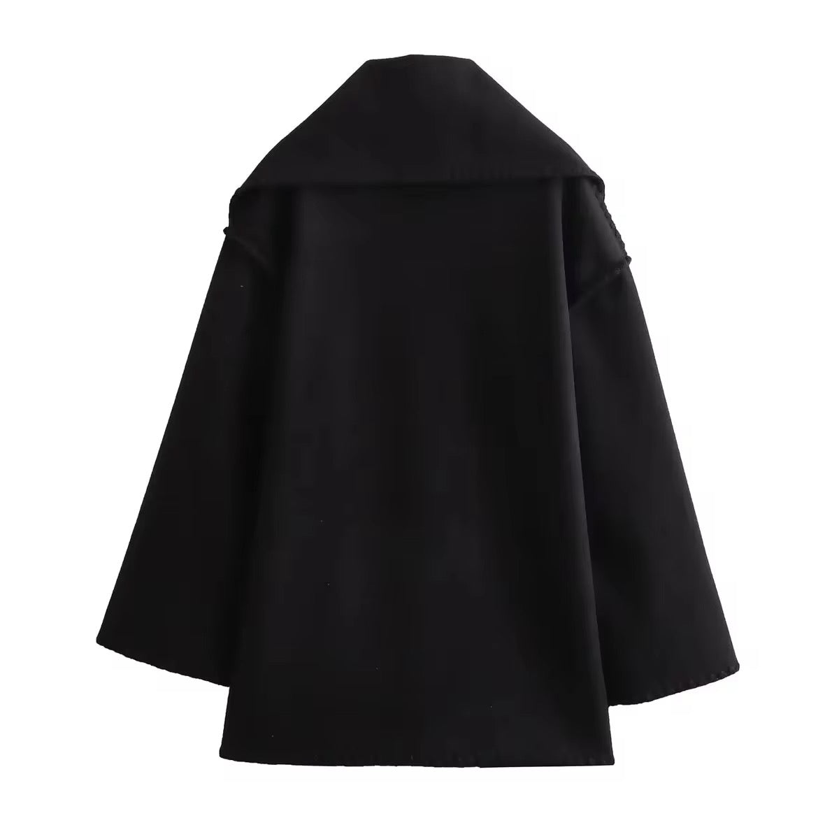 Antoinette - Manteau Élégant avec Col Rond et Poches
