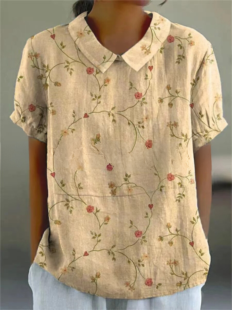 Ombeline - Chemise Florale Élégante