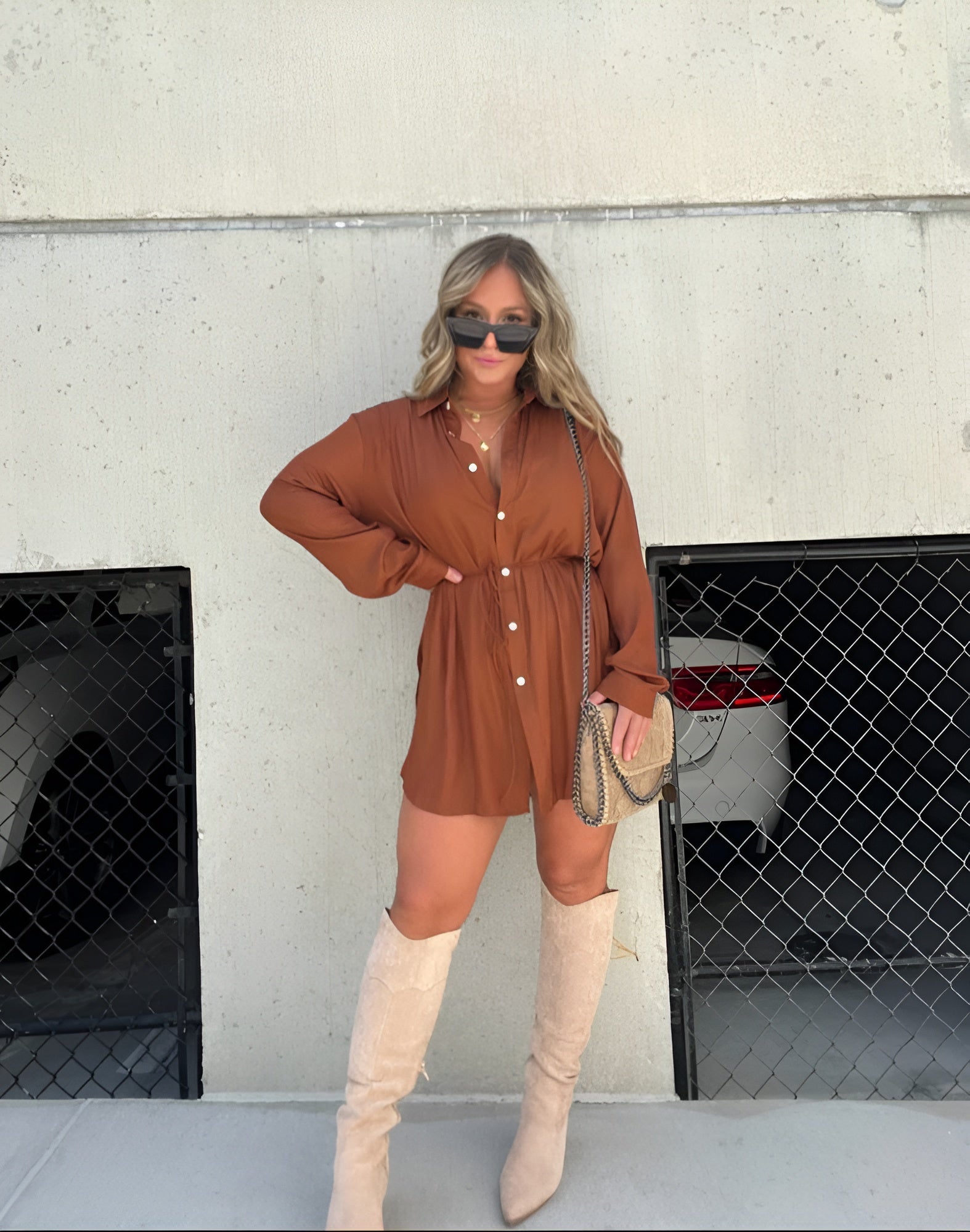 Demi - Combinaison Courte en Satin Tendance