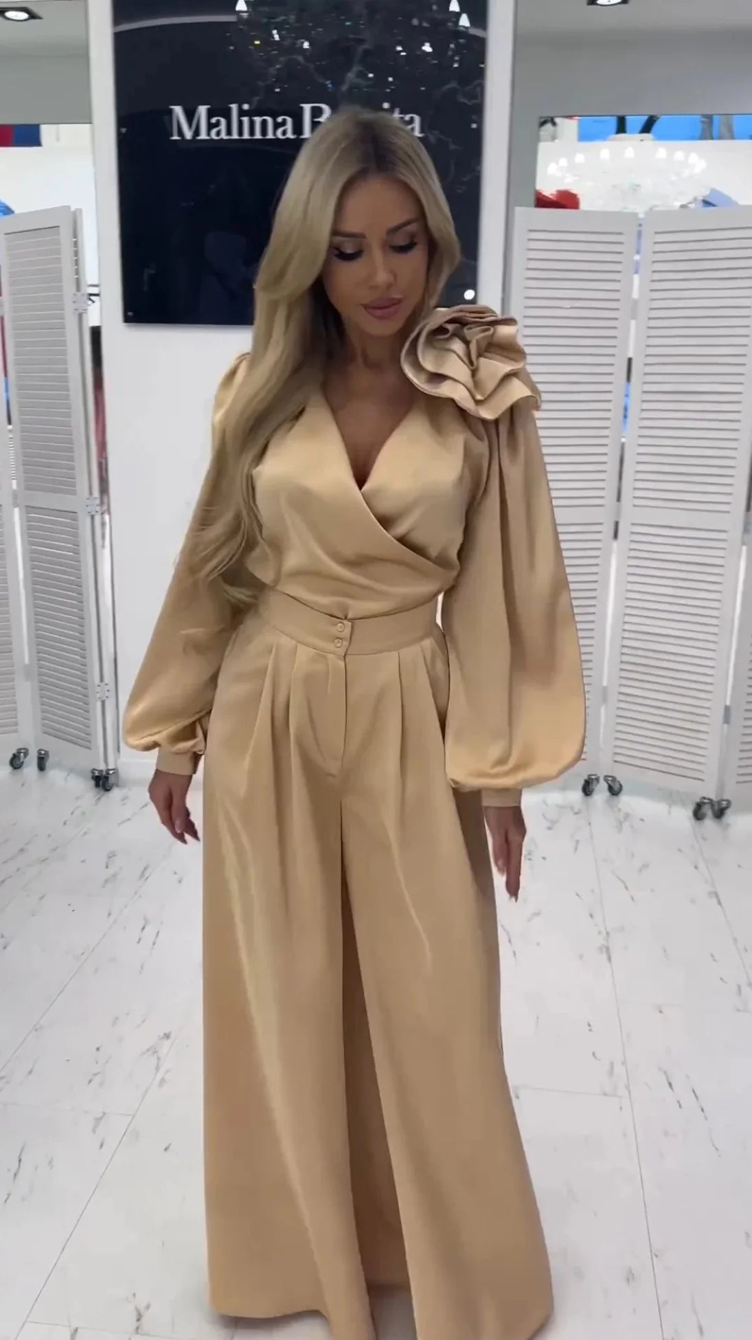 Doutzen - Ensemble élégant en satin