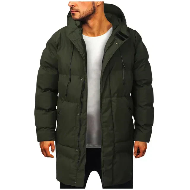 Jean - Parka Longue à Capuche pour Homme Confort et Style Hivernal