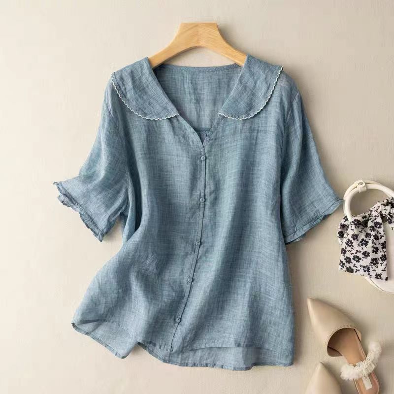 Darian - Chemise Légère En Lin Pour Femme