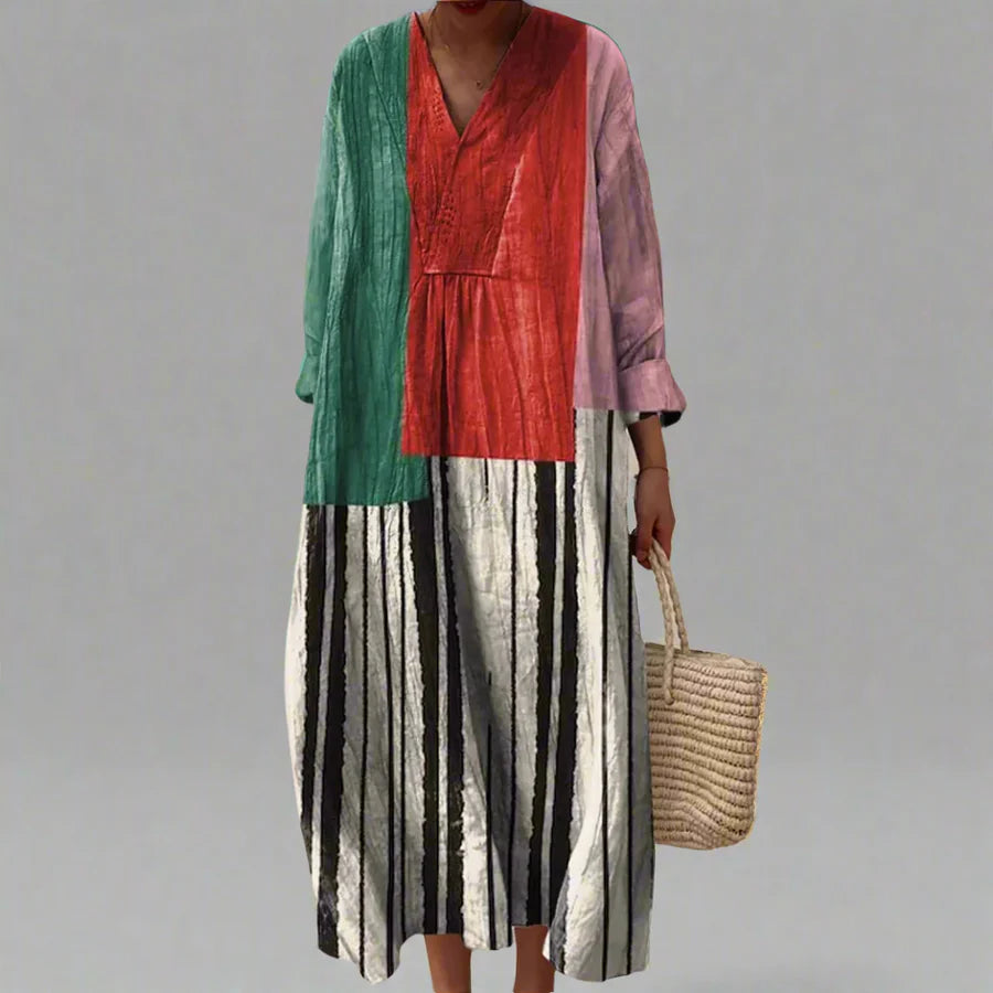 Galatea - Robe Géométrique Élégante au Design Moderne et Unique
