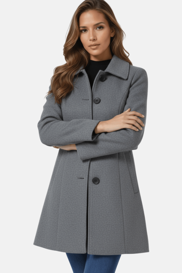 Ceralissea - Manteau d’hiver pour femme à un bouton