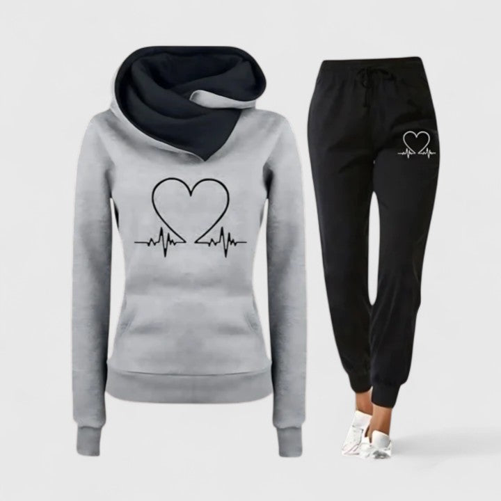 Constance - Ensemble femme sweat à capuche avec pantalon confortable