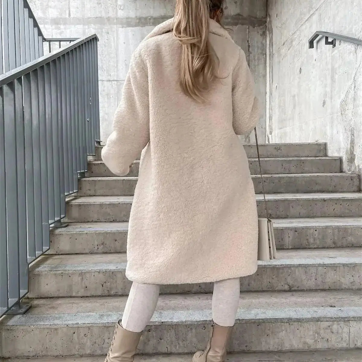 Presina - Manteau teddy élégant pour femme