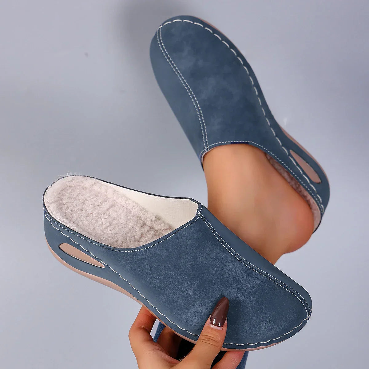 Selinavienne - Pantoufles Orthopédiques Chaudes Confort Quotidien