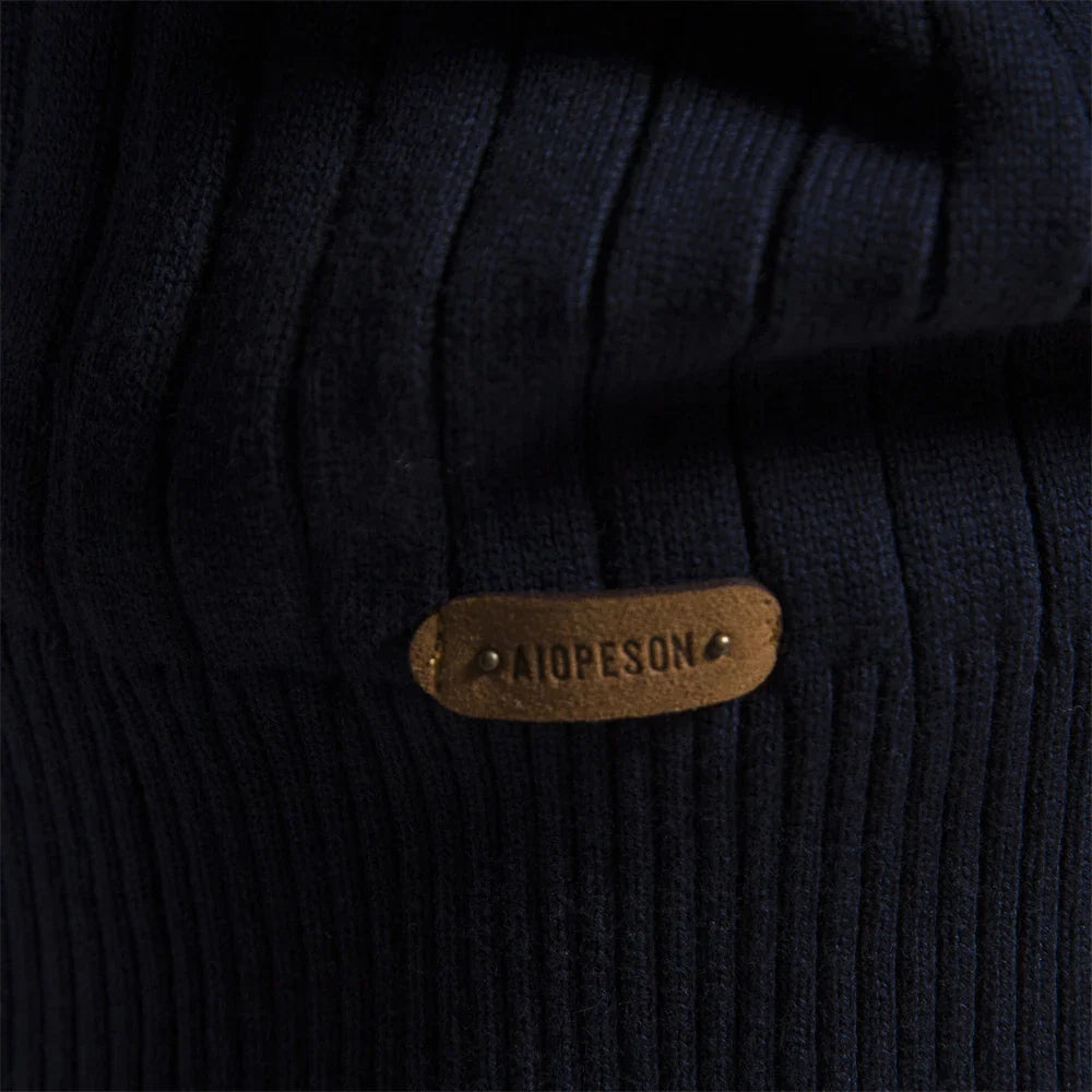 Aloïs - Pull d'hiver homme à col zippé et chaleur optimale