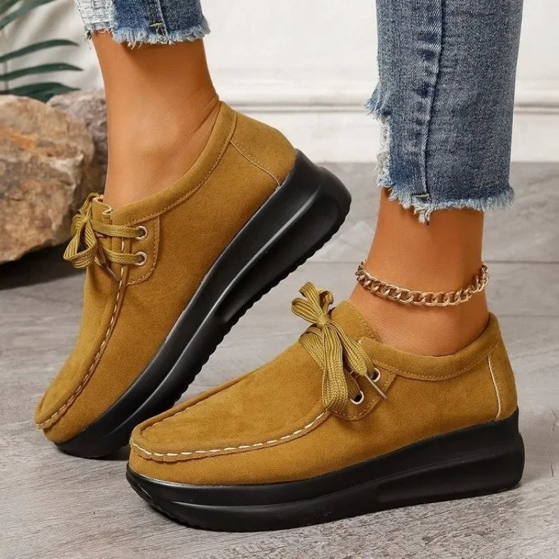Bryella - Chaussures décontractées confortables pour femme avec semelle surélevée