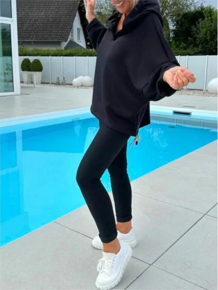Adrienne - Ensemble Confort Hoodie & Pantalon Sarouel