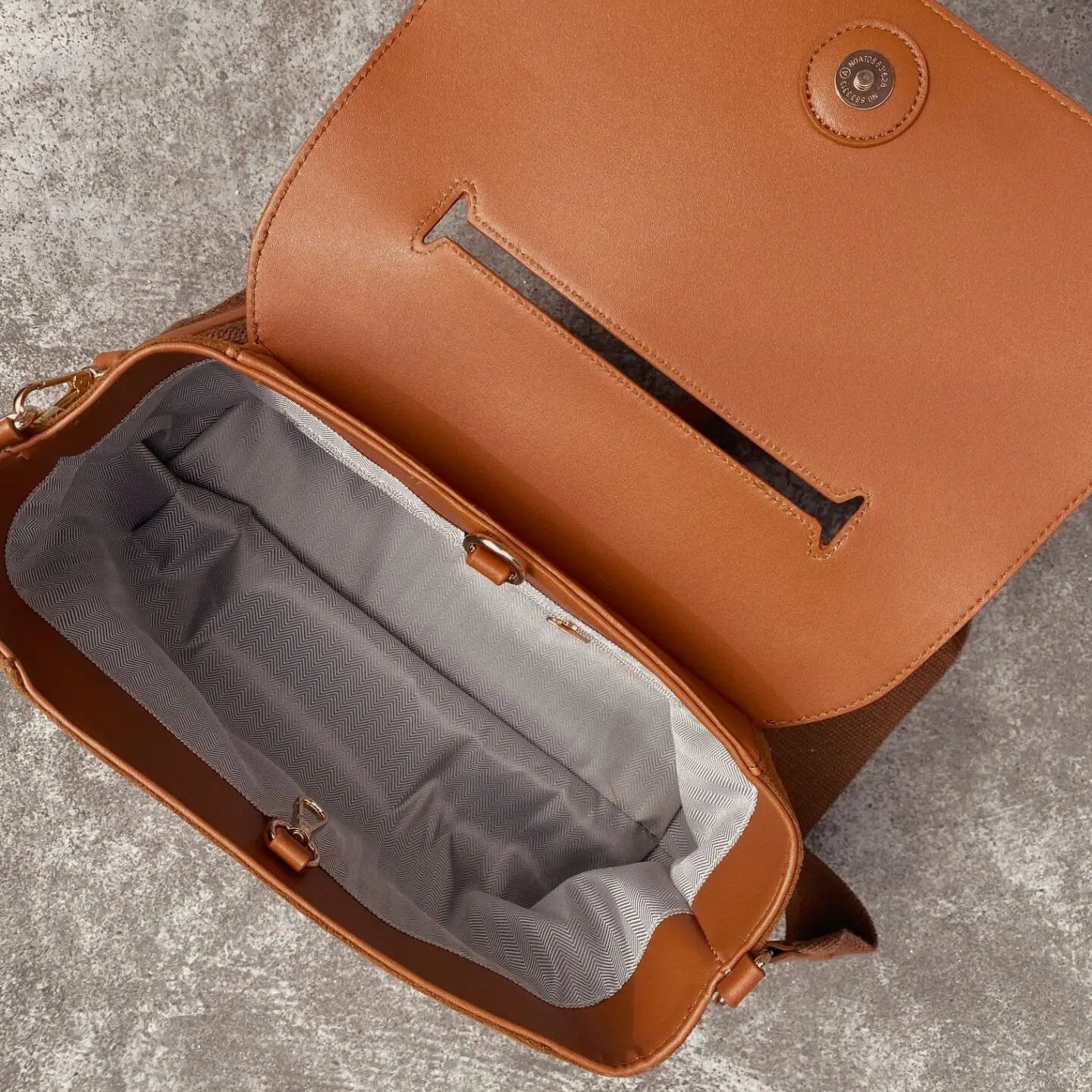 Kalinae - Sac Bandoulière Suédine Vintage