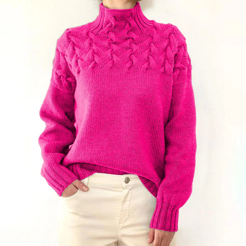 Jehanne - Pull Col Roulé Élégant