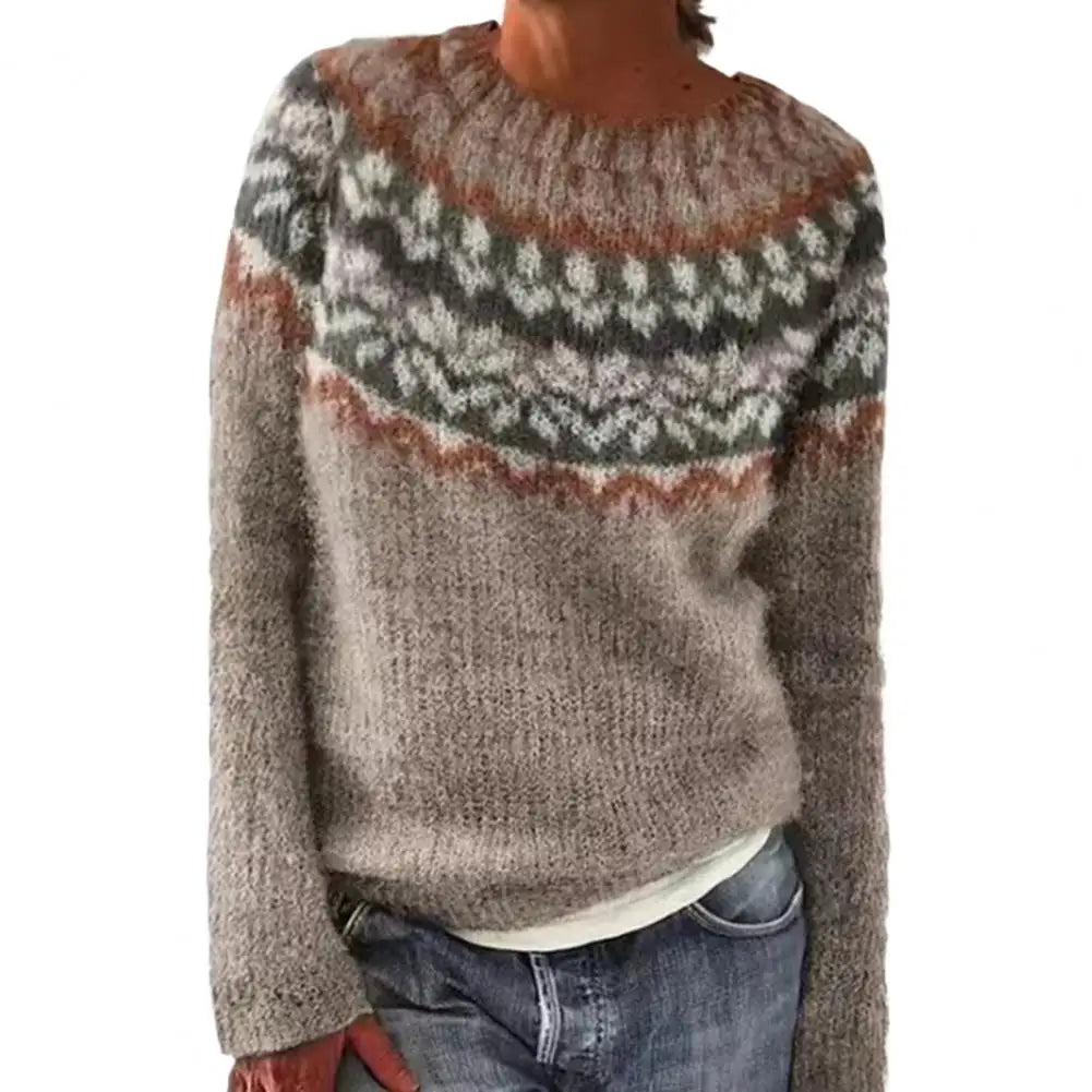 Nathalie - Pull Rayé Chic pour l'Automne-Hiver