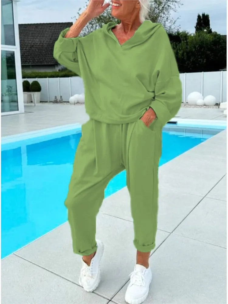 Adrienne - Ensemble Confort Hoodie & Pantalon Sarouel