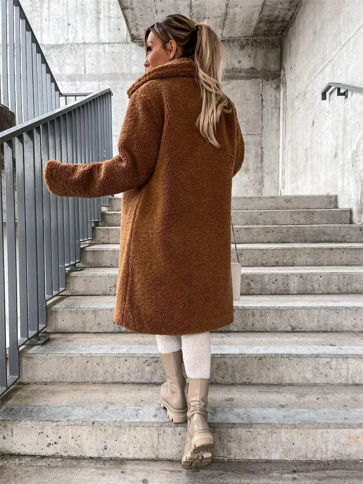 Presina - Manteau teddy élégant pour femme