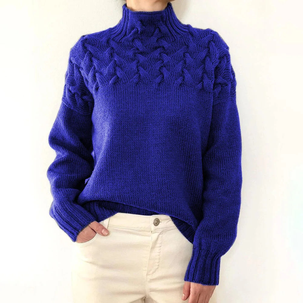 Jehanne - Pull Col Roulé Élégant