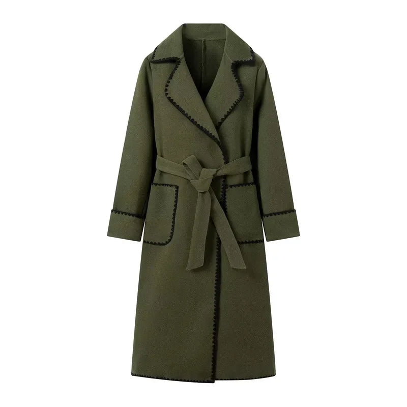 Elea - Manteau Long en Laine