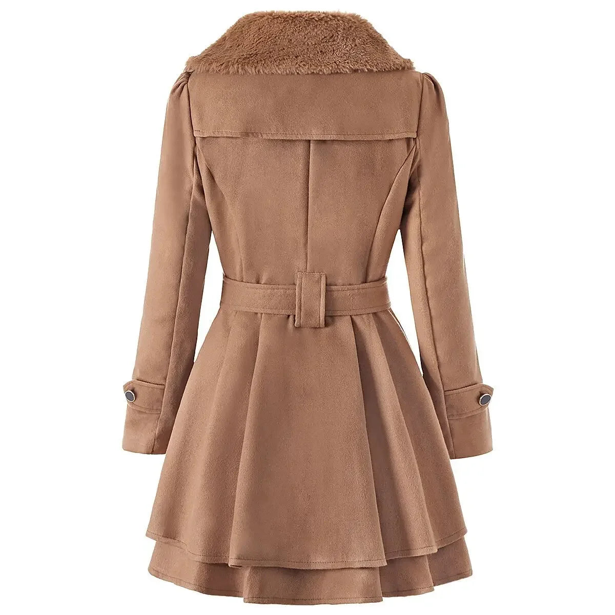 Mila - Manteau Slim en Laine Élégance et Chaleur