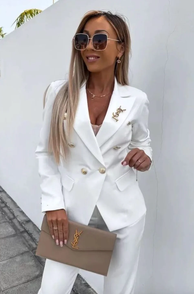 Amory - Ensemble Chic et Élégant – Blazer et Pantalon
