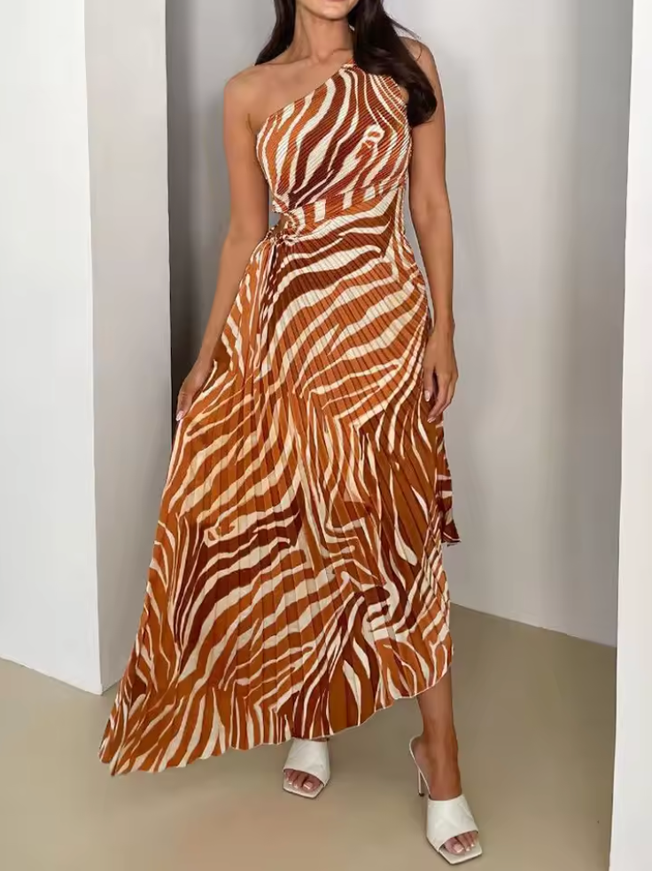 Alma - Robe d'été élégante à plis