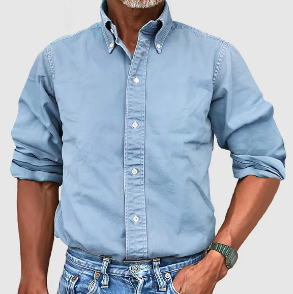 Felix - Chemise à Manches Longues Essentielle pour Homme