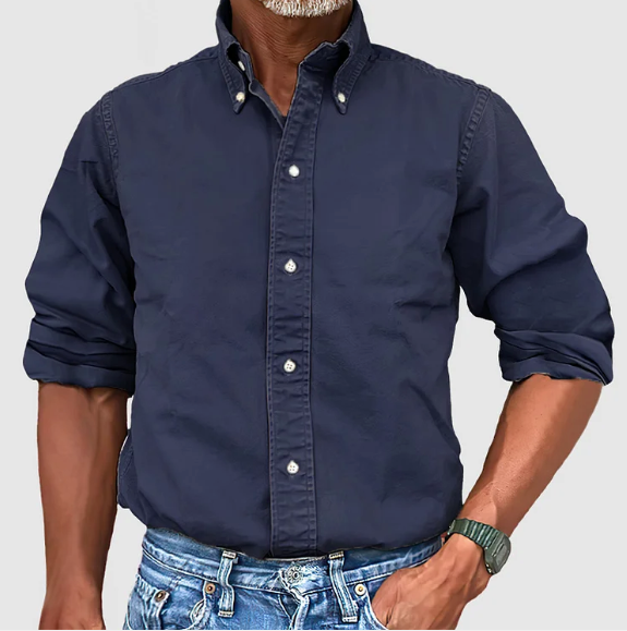 Felix - Chemise à Manches Longues Essentielle pour Homme