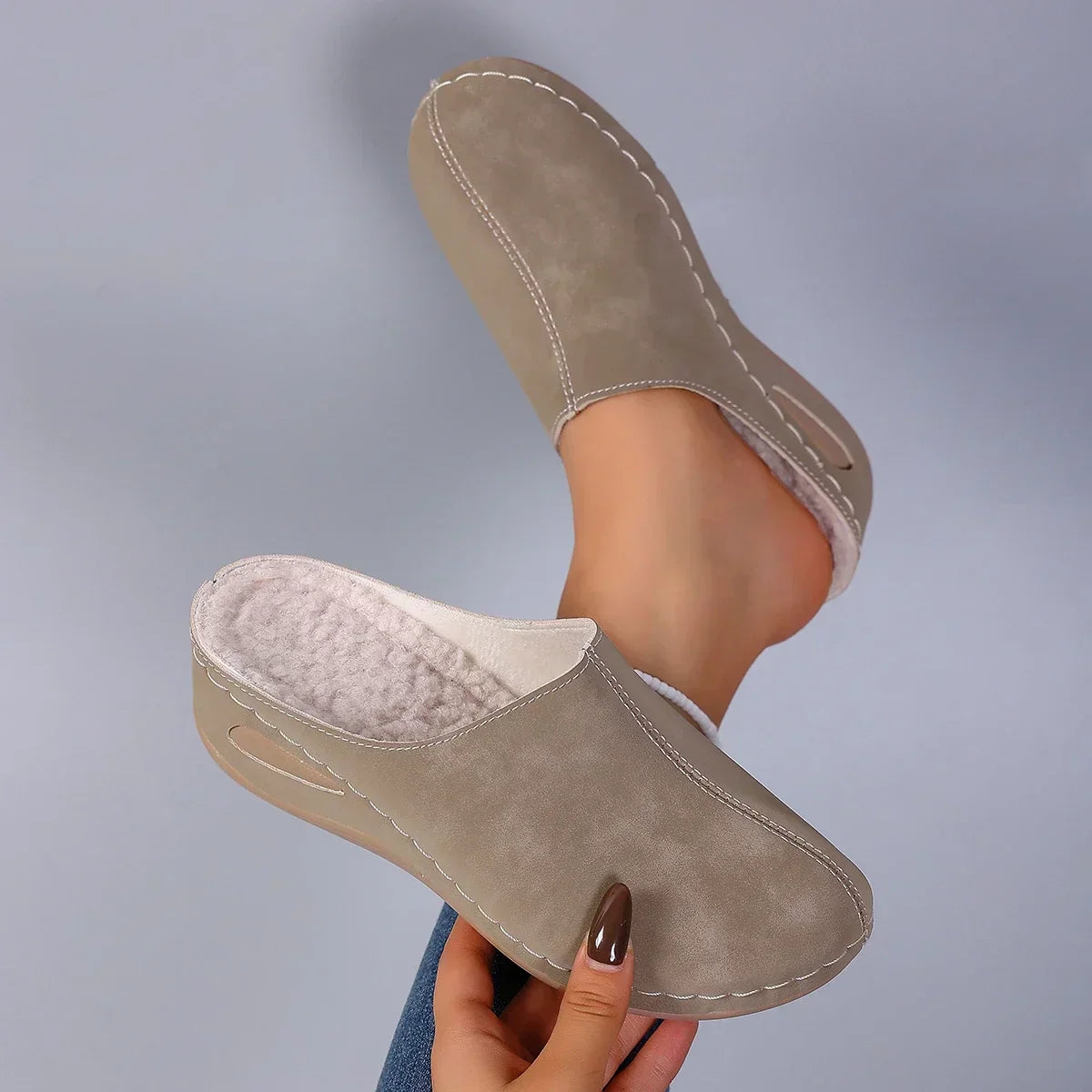 Selinavienne - Pantoufles Orthopédiques Chaudes Confort Quotidien