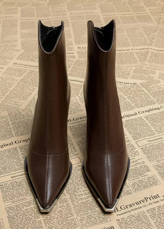 Elaina - Bottes Élégantes à Talon Haut pour Femme