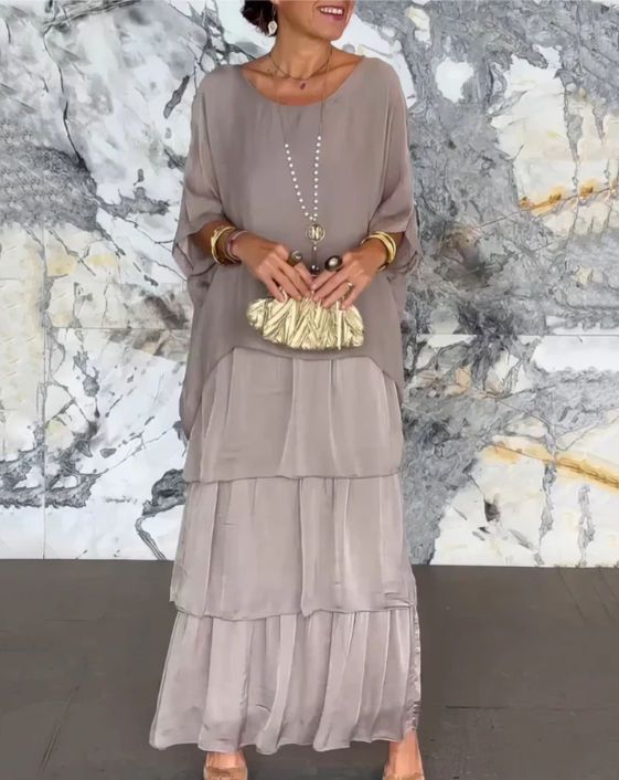 Lara – Robe longue fluide élégante