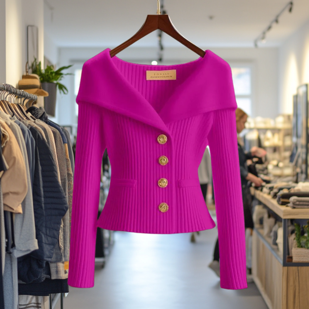 Loreta - Tricot-jacket Luxueux