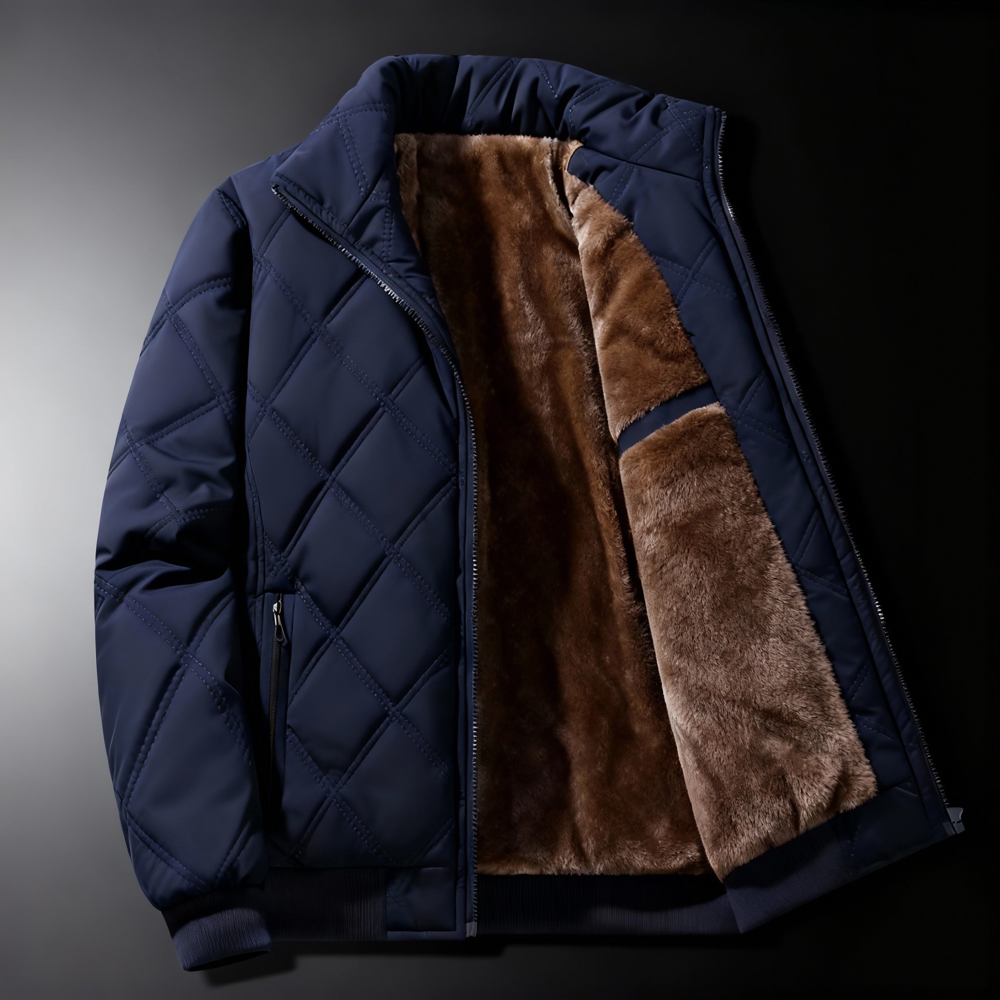 Elliot - Veste matelassée en polaire pour homme