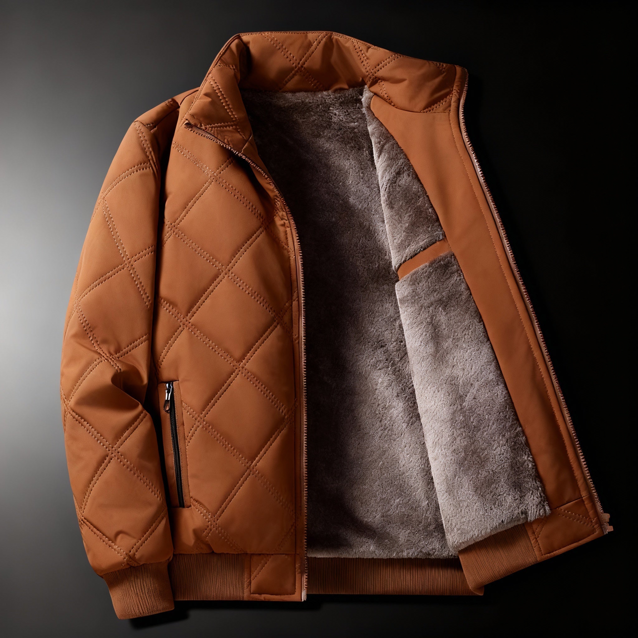Elliot - Veste matelassée en polaire pour homme