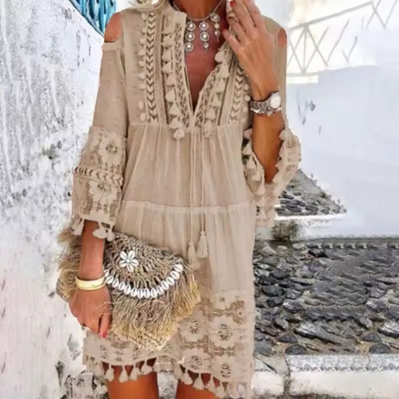 Sorelle - Robe Corfou Élégante et Artisanale