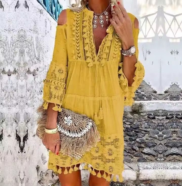 Sorelle - Robe Corfou Élégante et Artisanale