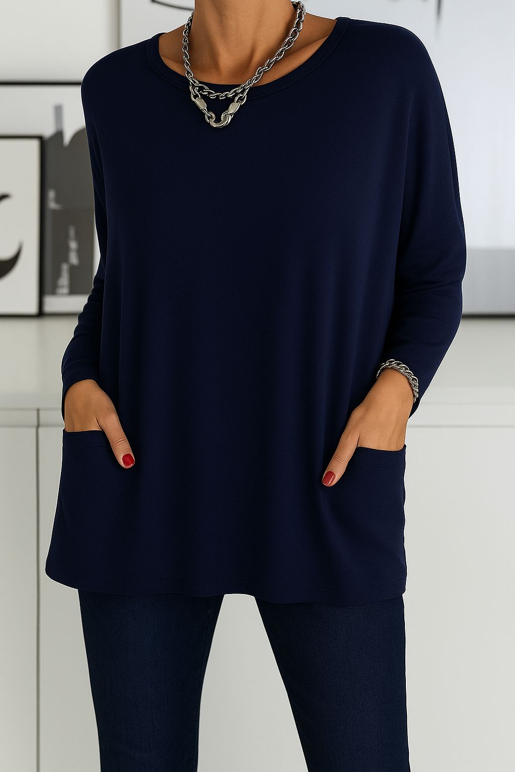 Faylisse - Top Large et Fluide pour Femme