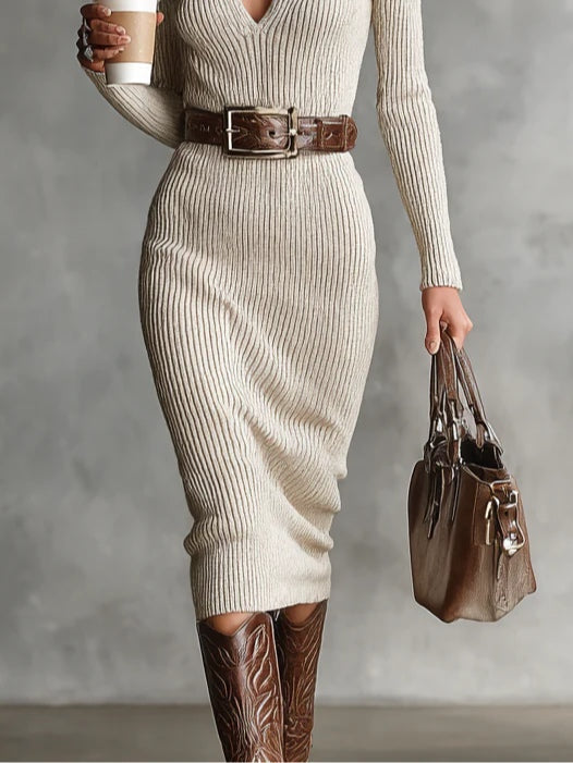 Joralyssa - Robe Midi Sculptante