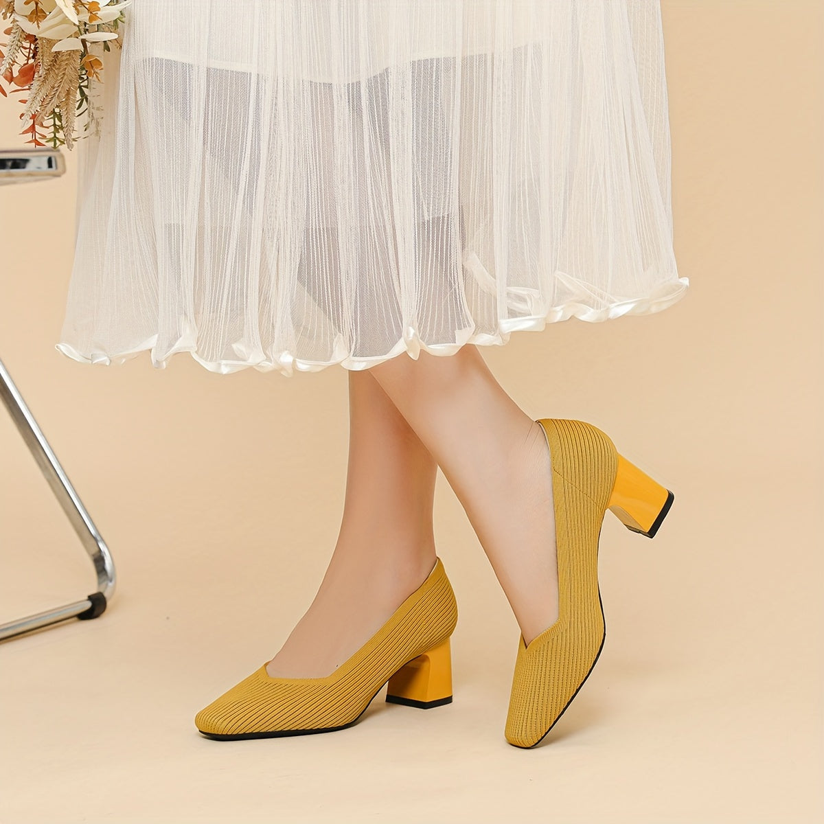 Heliralyne - Chaussures à Talon Stable au Soutien Confort Absolu
